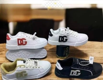 SA  Sensitive items DBT450 Dolce & Gabbana (D&G) low-top sneakers, specifically the Portofino or logo-embellished styles.